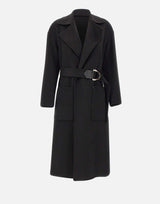 Cappotto in lana con cintura CF5283T4627 22222 LIU-JO 