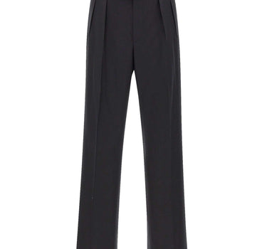 Pantaloni in lana vergine con cintura PNEVIL24550012 N1264 TAGLIATORE 