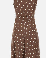Abito in twill fantasia pois 2619221013600 002 'S MAX MARA 