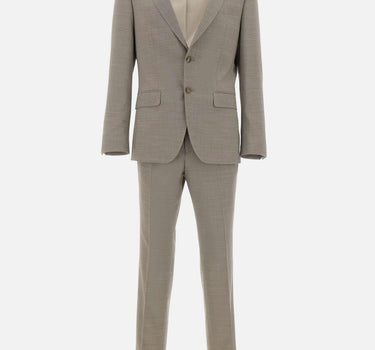 Abito due pezzi slim fit con micromotivo 50557252 252 BOSS 