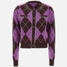 Cardigan Argyle RI5KT007 6006 KAOS 