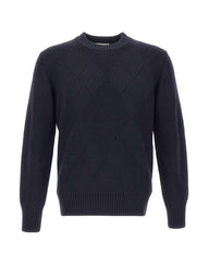 Maglia in lana con texture a rombi 411301 041 KANGRA 