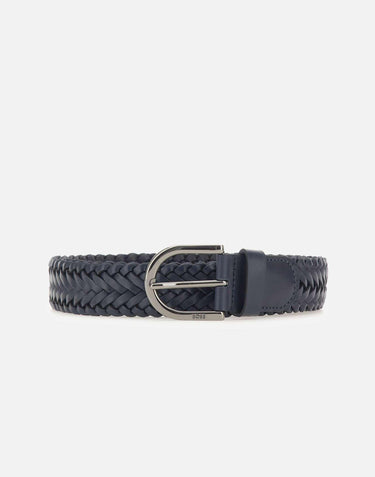 Cintura in pelle intrecciata 50563980 401 BOSS 