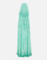 Abito lungo con rouches 8212 TIFFANY LES FILLES D'EVA 