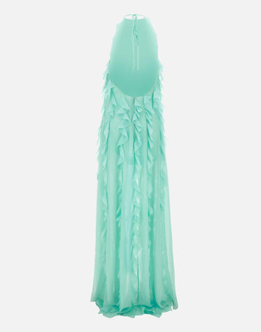 Abito lungo con rouches 8212 TIFFANY LES FILLES D'EVA 