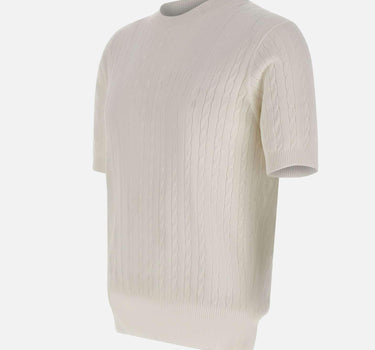 Maglia a maniche corte a trecce 30002106 001 KANGRA 