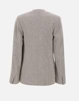 Blazer sartoriale asimmetrico "Suna" SUNA GREY LOULOU DE SAISON 