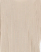 Polo in cotone a maxi coste DC115217 BEIGE DELLA CIANA CASHMERE 
