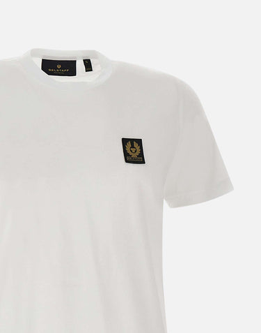 T-Shirt in cotone<BR/> 100055 WHITE BELSTAFF 
