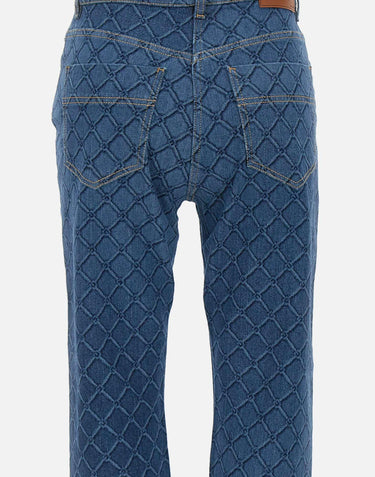 Jeans con losanghe all-over PJ95N51E2 139 ELISABETTA FRANCHI 