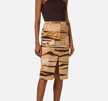 Body in jersey crêpe con dettaglio gioiello BO01761E2 EV9 ELISABETTA FRANCHI 