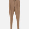 Pantaloni " L-Peet " in lino 50538679 292 BOSS 