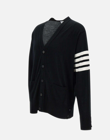 Cardigan "Classic V-Neck" MKC002A Y1014001 THOM BROWNE 