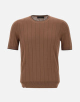 Maglia in seta a maniche corte 43116 23510168 GRAN SASSO 