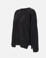 Maglia over con pailletes RI5FP009 0001 KAOS 