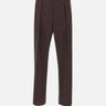 Pantaloni con pince in cotone 50563825 210 BOSS 