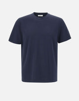 T-shirt in modal e cotone DK87110 BLU DIKTAT 