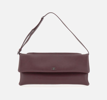 "Cuff leather clutch" 425GSA202CR0027 BURGUNDY COURREGES 