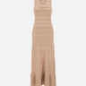 Abito lungo in maglia traforata CA6241MA06S A4389 LIU-JO 