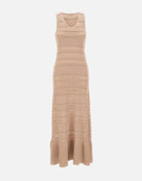 Abito lungo in maglia traforata CA6241MA06S A4389 LIU-JO 