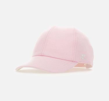 Cappello da baseball "Signature" 125ACT039CO0024 LTPINK COURREGES 
