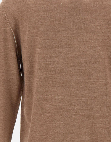 Maglia in lana con cuciture a contrasto SH0HL0010 M13037130 MM6 MAISON MARGIELA 