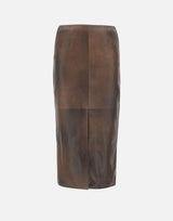 Gonna longuette in pelle 116321 2037 ROTATE BIRGER CHRISTENSEN 