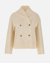"Meyer coat" MEYER IVORY LOULOU DE SAISON 