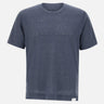 T-shirt in lino DK87123 BLU DIKTAT 