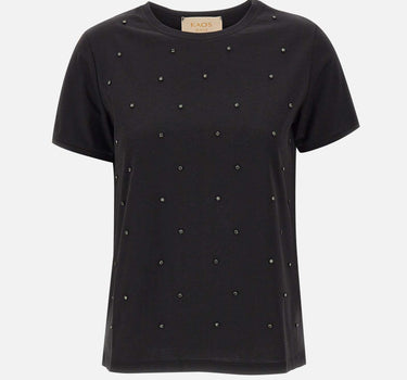 T-shirt con cristalli RIJDK002 0001 KAOS 