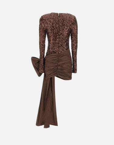 "Sequins Bow Mini Dress" 114881 2910 ROTATE BIRGER CHRISTENSEN 