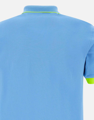 "Stripe Fluo polo" A35120 56 SUN68 
