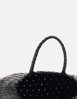 Borsa "Santa Croce Small" in pelle 8893 BLACK DRAGON DIFFUSION 