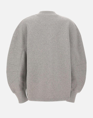 Felpa con spacco 260WCF00024 JJF003AA183 THE ATTICO 