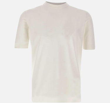 T-shirt in crepe di cotone TS0MC CR14R001 FILIPPO DE LAURENTIIS 