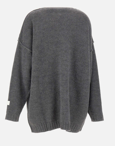 Maglia over con cuciture a contrasto S52HN0016 M13289859M MM6 MAISON MARGIELA 