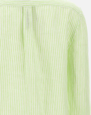 Camicia over in lino a righe 211A96158 001 POLO RALPH LAUREN 