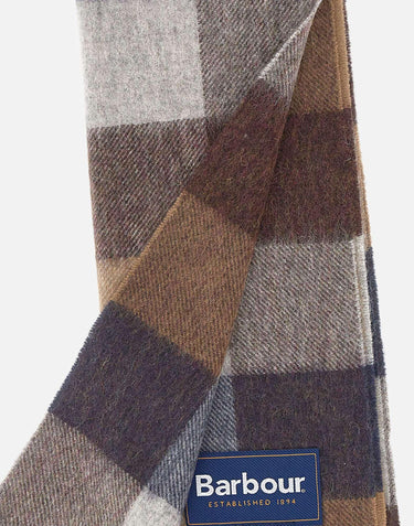 "Large Tattersall Scarf" USC0005 USC1TN38 BARBOUR 