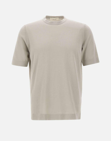 T-shirt in crepe di cotone TS0MC CR14R902 FILIPPO DE LAURENTIIS 