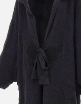 Cappotto in maglia W07040280 33BLACK MAURIZIO MYKONOS 