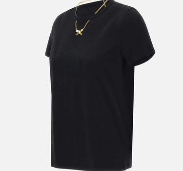 T-shirt in cotone con collana MA02951E2 110 ELISABETTA FRANCHI 