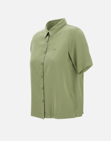 "Fluid fabric shirt" S35230 84 SUN68 