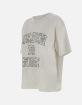 T-shirt  "Boxy" in lino GWP01874 P00189111421 GOLDEN GOOSE 