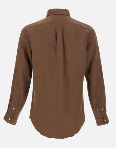 Camicia in lino 710966294 514 POLO RALPH LAUREN 
