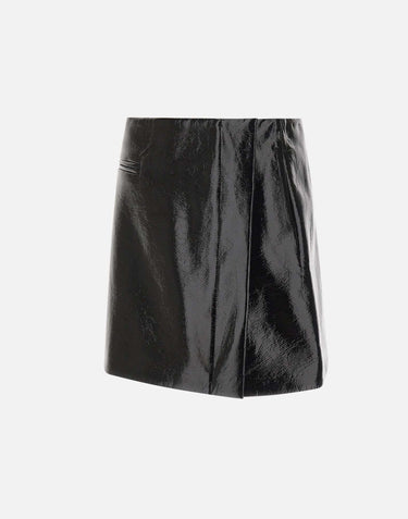 "One minute vinyl skit" 425CJU316VY0014 BLACK COURREGES 
