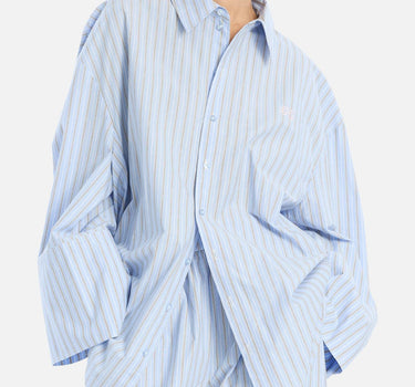 Camicia over in popeline a righe 115366 3082 ROTATE BIRGER CHRISTENSEN 