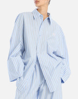 Camicia over in popeline a righe 115366 3082 ROTATE BIRGER CHRISTENSEN 