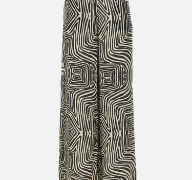 Pantaloni in viscosa a fantasia P194P200490N 001 ELENA MIRO' 