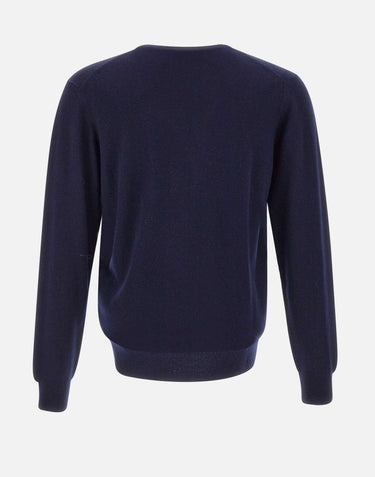 Maglia in lana e cashmere DC918022 NAVY DELLA CIANA CASHMERE 