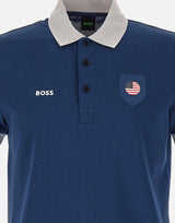 Polo "Paddy" con dettaglio bandiera paese 50559263 421 BOSS 